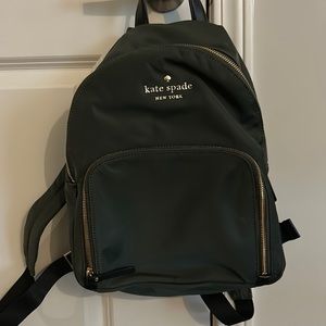Olive Green Kate Spade Mini Backpack